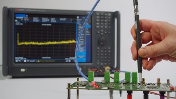 E-field measurement up to 40 GHz with the HR-E 40-1 near-field probe