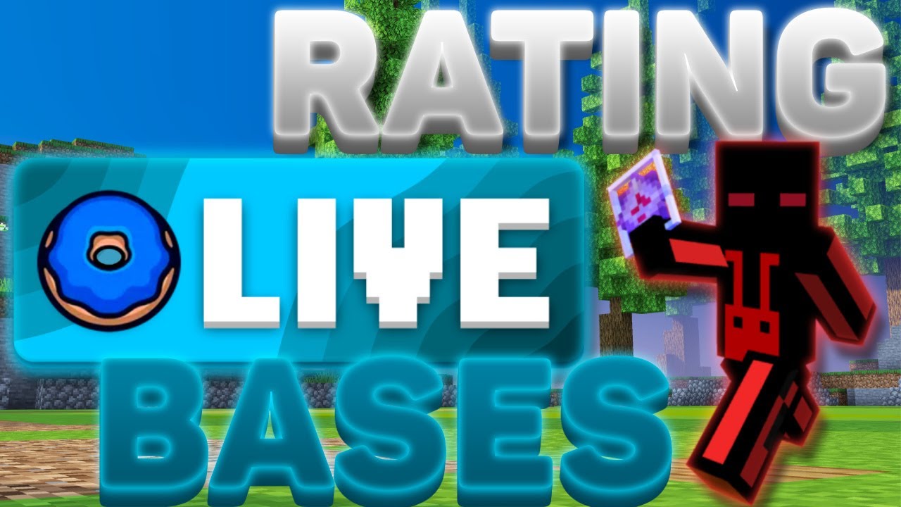 DONUT SMP LIVE 🔴 - Rating Bases + Duels + MASSIVE LOOTDROP!