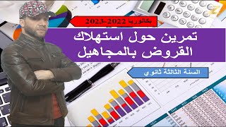 تمرين حول استهلاك القروض بالمجاهيل