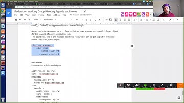 Kubernetes Federation WG sync 20180221