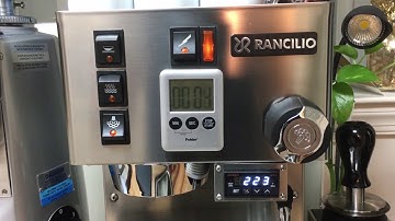 Rancilio Silvia w. Auber PID - Brew to Steam Temperature Time