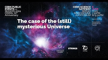 CERN70 Live: The case of the (still) mysterious Universe