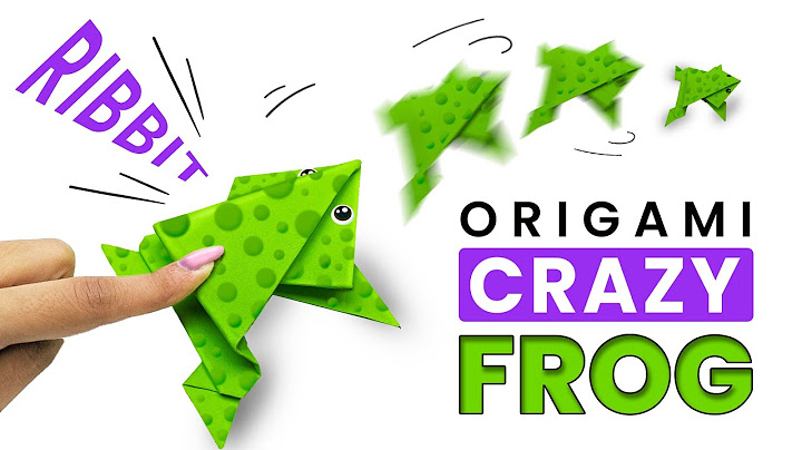 Ribbit-ing Fun! Make This Easy Origami Frog Face on QtParts!#origami #origamifrog #frog #animallover
