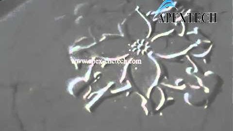 apex technology stone cnc router working on stone