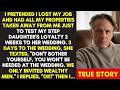 MY STEPDAUGHTER BETRAYED ME 3 DAYS TO HER WEDDING BECAUSE I PRETENDED I HAD NOTHING SO I