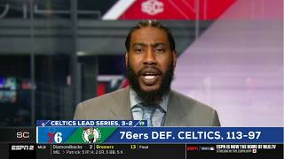 Celtics should fear Embiid healthy - Iman Shumpert on Embiid 33 Pts to 76ers Force Game 6 vs Celtics