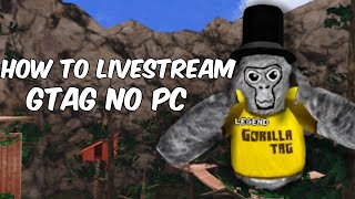 How To Livestream In Gorilla Tag No PC! (Easy)