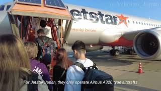 A Jetstar Japan GK203 flight from nrt to kix