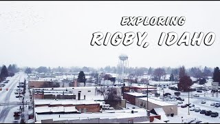 Exploring Rigby, Idaho | Drone Perspective of Rigby in Winter | Social Hustle Content Creation