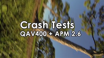 QAV400 FPV - Crash Testing 2 Types of Landing Gear