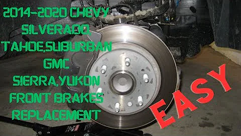 2015 -2020 chevy tahoe,suburban,silverado,GMC sierra,yukon front brakes replacement