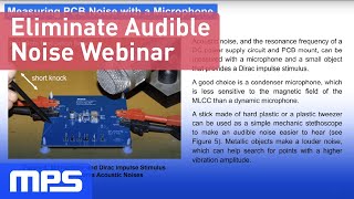 Webinar: Eliminate Audible Noise in Automotive Designs screenshot 2