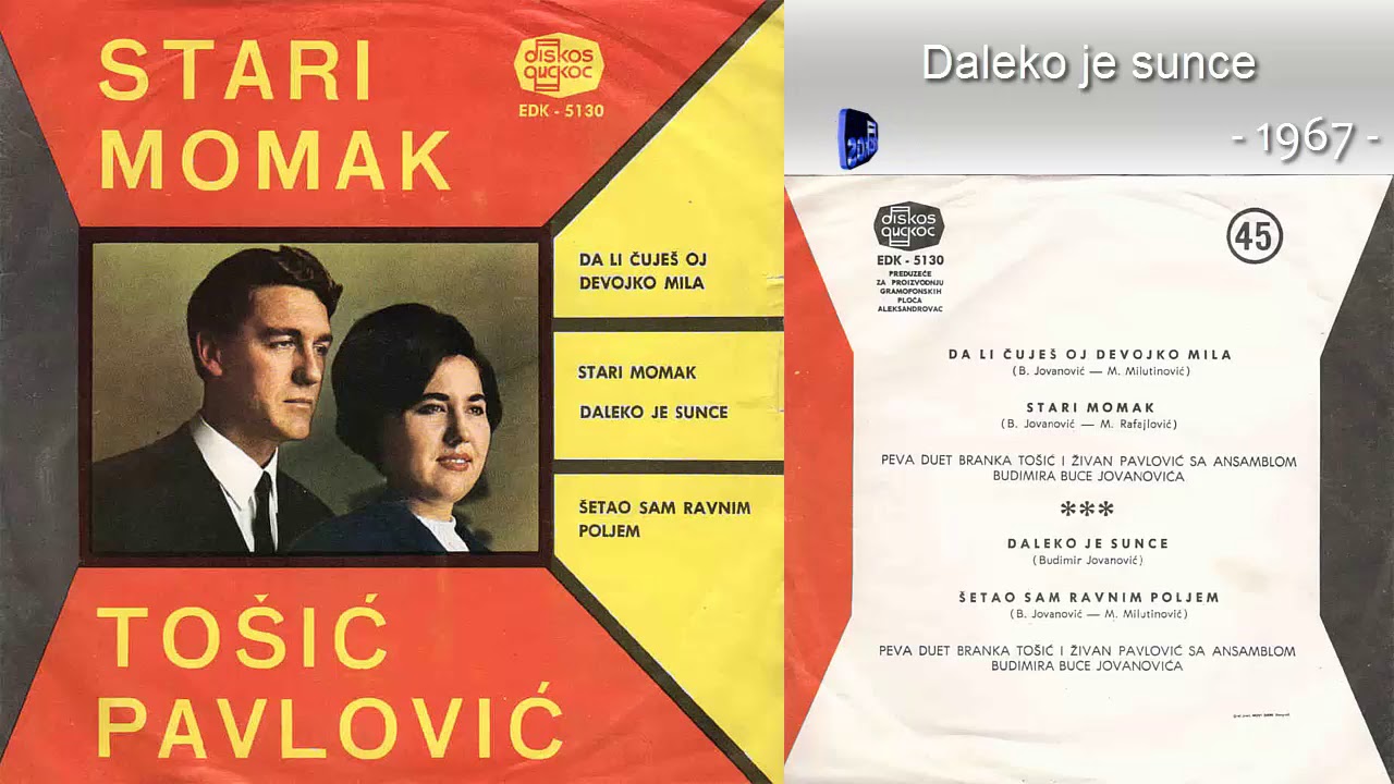 Duet Tosic i Pavlovic - Daleko je sunce - (Audio 1967)