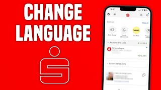 Как изменить язык в приложении Sparkasse | Языковые настройки приложения Sparkasse screenshot 1