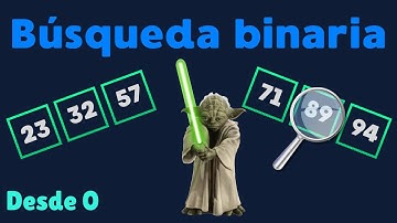 Búsqueda Binaria | Implementación desde cero