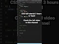 CSS specificity in Tamil