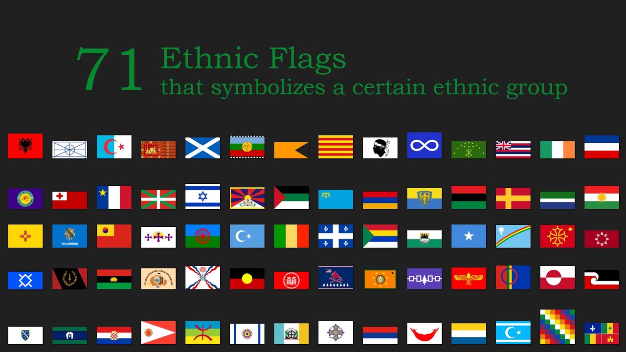 71 Ethnic Flags That Symbolize A Certain Ethnic Group YouTube