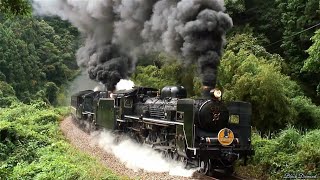 【重連】SLやまぐち号 重連運転 2006年夏【蒸気機関車】 Japanese steam train 