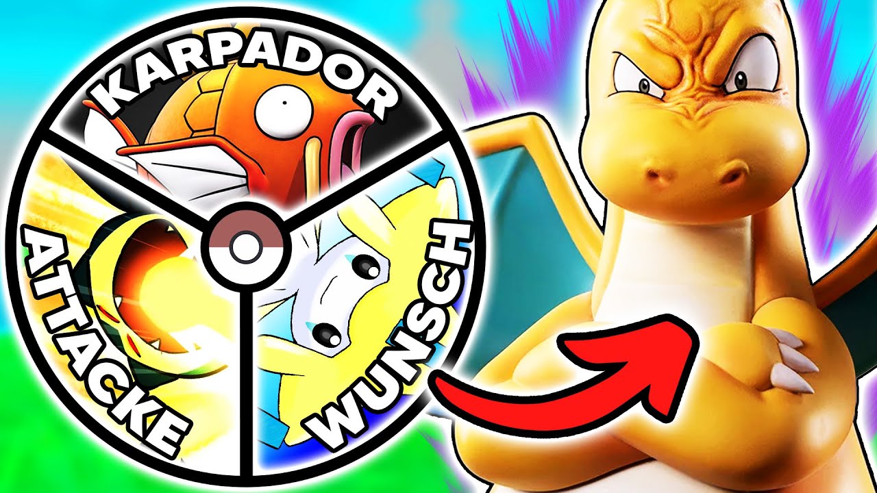 GLÜCKSRAD bestimmt unsere Pokémon ... dann KÄMPFEN wir!
