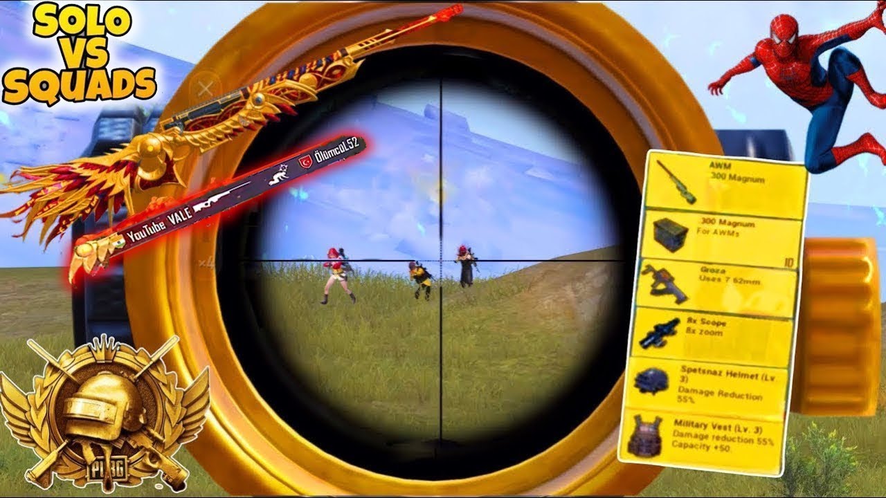 omg!!😱MY BEST SNIPER GAMEPLAY IN NEW MODE🥵 I SOLO vs SQUAD PUBG Mobile ...