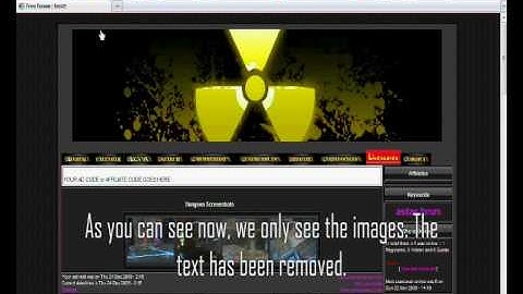 How to Add Only Images in the Navbar on a Forumotion Forum.