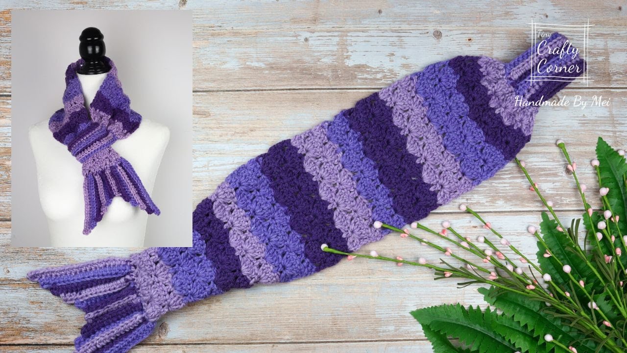crochet-mermaid-tail-scarf-with-keyhole-easy-and-quick-keyhole-scarf