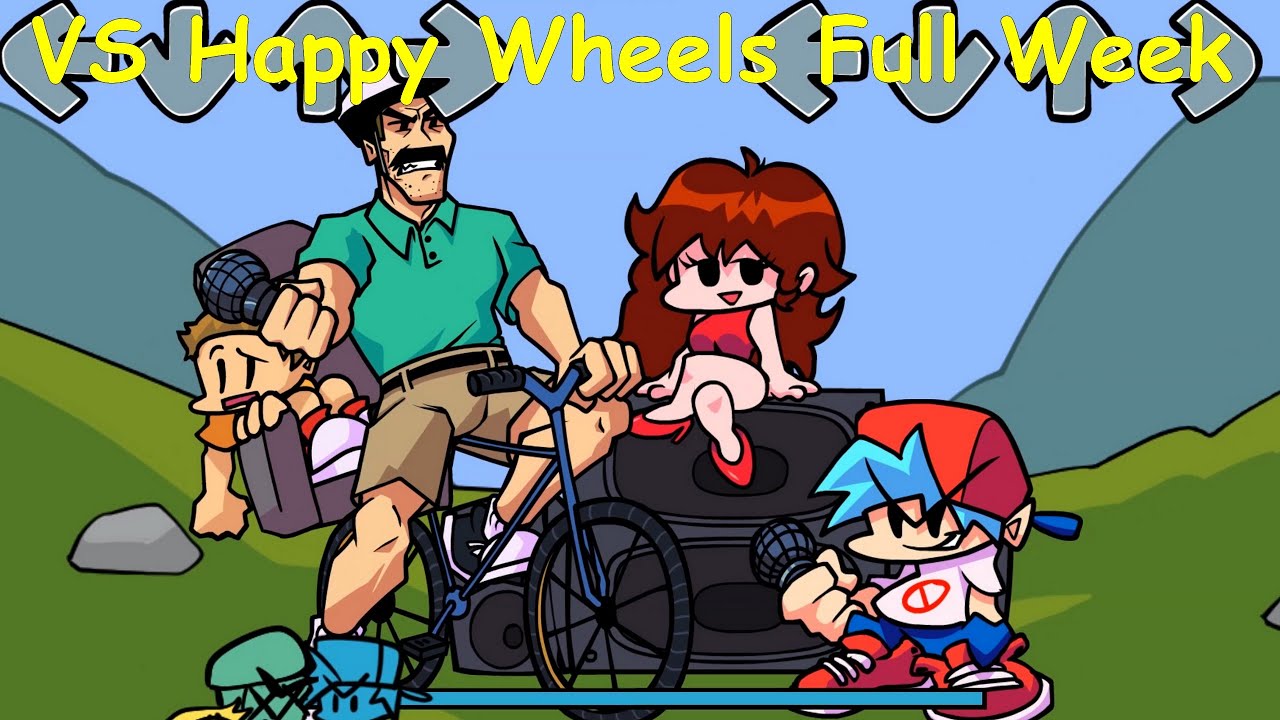 FNF vs Irresponsible Dad (Happy Wheels) FNF mod game play online