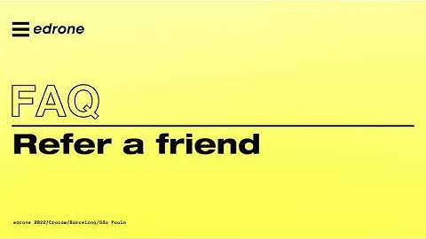 Refer a friend | FAQ