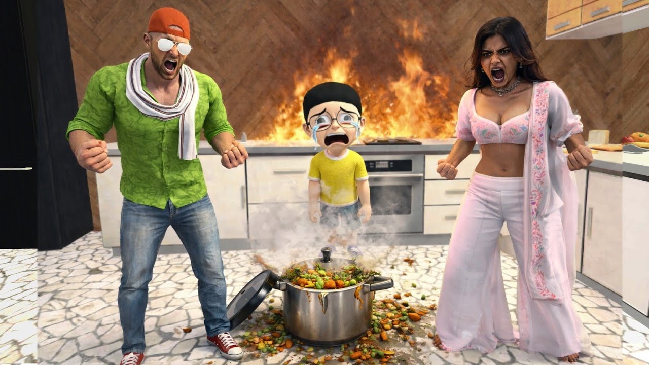 NOBITA NE 🤩 KISHAN JALA DIYA 💥 INDIAN THEFT AUTO NOBITA 😱 BHAG GAYA