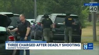 3 accused of murder after shooting south of Grand Rapids
