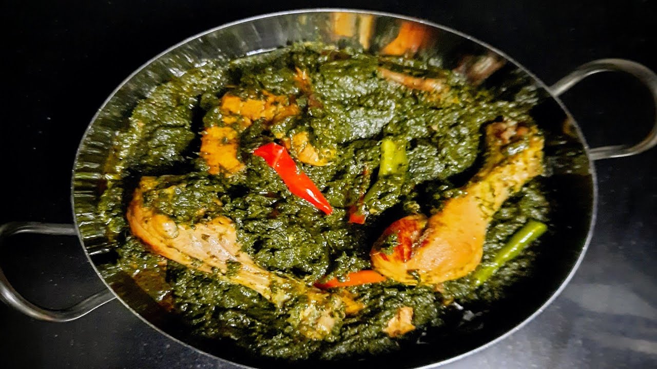 Palak chicken recipe Pakistani food recipes food and mood🍀🍽 YouTube