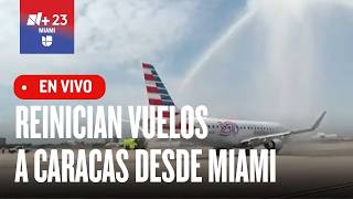 De Miami a Caracas: Regresan los vuelos hacia Venezuela: Noticiero 12:30