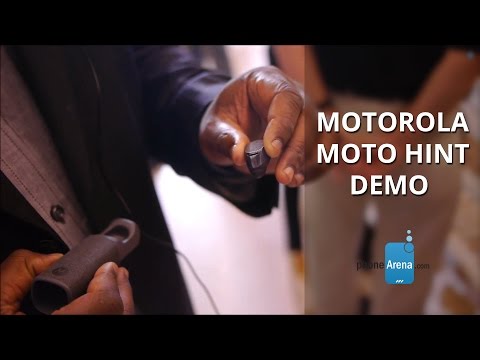 Motorola Moto Hint demo