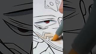 Drawing Sukuna ?? | Jujutsu Kaisen shorts sukuna jujutsukaisen