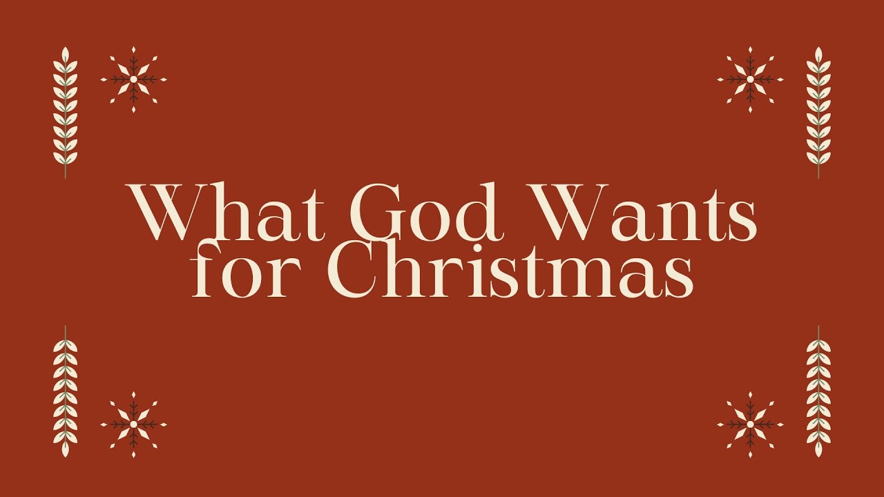 Darius rucker what god wants for christmas