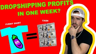 I Tried Dropshipping on Etsy - Realistic One Week Results Selling Print On Demand with Printify