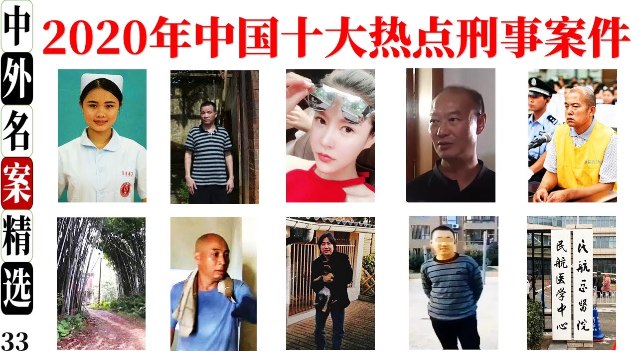 2020年中国十大热点刑事犯罪案件