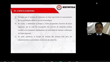 SUSTENTACIÓN MODALIDAD VIRTUAL DE LA CARRERA PROFESIONAL TÉCNICA DE COMPUTACIÓN E INFORMÁTICA