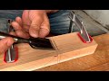 Making A Single Blade Kana Hand Plane Korean Mahogany Woodworking