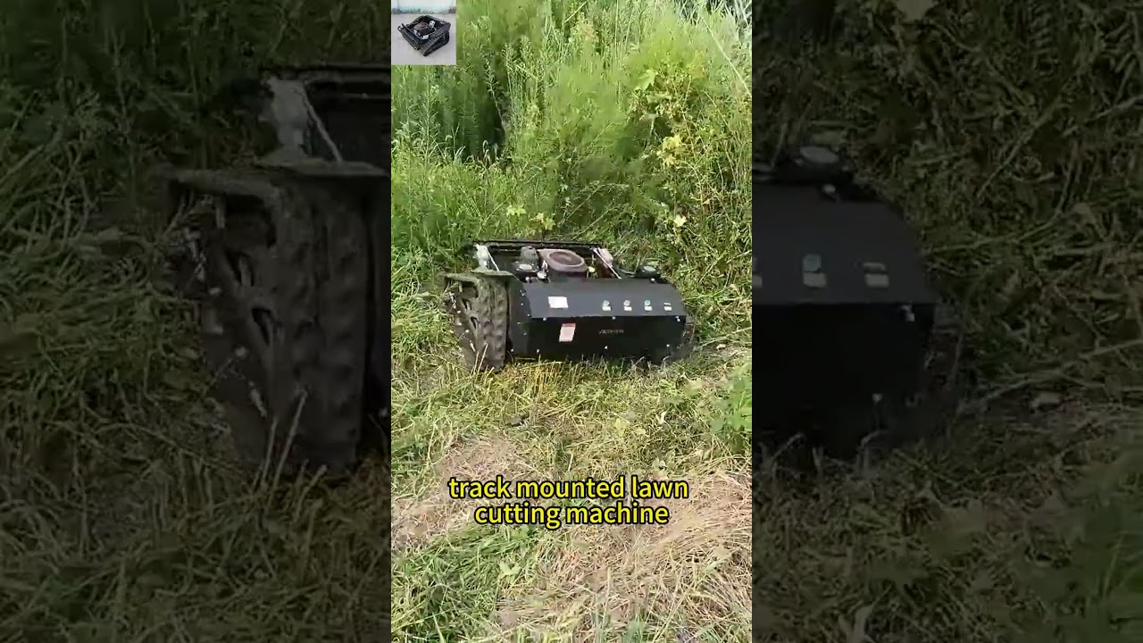 Беспроводной гусеничный робот-газонокосилка, производитель из Китая, завод-дистрибьютор 