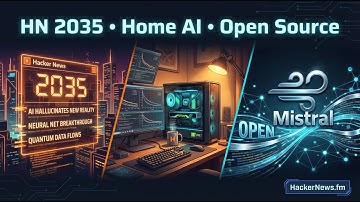 Hacker News in 2035, Training an LLM at home, and Mistral