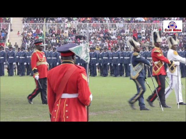 amazing Kenya Defense Forces Parade and band performance at Nyayo stadium class=