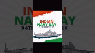 Navy Day in India is celebrated on 4 December for the  achievements of the Indian Navy