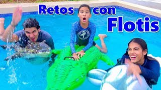 CARRERAS con INFLABLES en la PISCINA | TV Ana Emilia