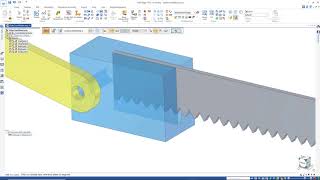 Slider Crank Mechanism 04 | Solid Edge Reciprocating Saw Pt 2