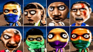 Mortal Kombat 3 - Kabals Balloon Head Fatality On All Fighters