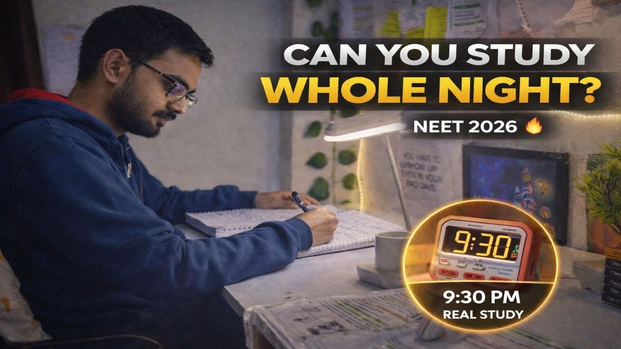 Study With Me | Daily Routine for NEET/JEE 2026 Aspirants 🧠📚 | Real Kota Hostel Life