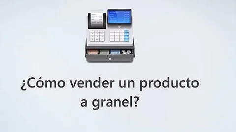 ¿Cómo es un producto a granel?