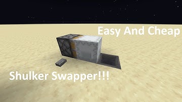 Minecraft 1.18 Cheap and Easy Shulker Swapper! 30 Sec Build!!!