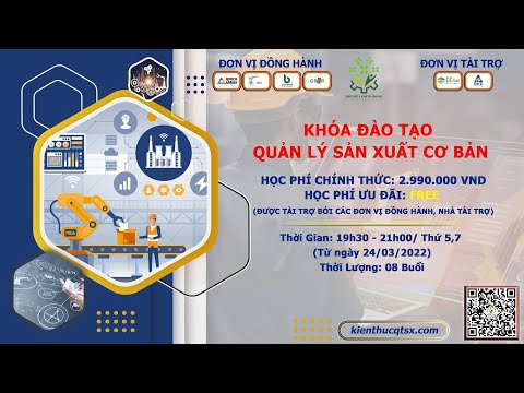 Video ĐÀO TẠO KỸ NĂNG QUẢN LÝ SẢN XUẤT CƠ BẢN : BUỔI 04 - YouTube